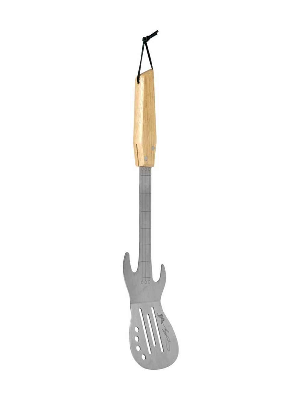 Dolly Parton Guitar Shaped Metal Spatula Turner with Wooden Handle